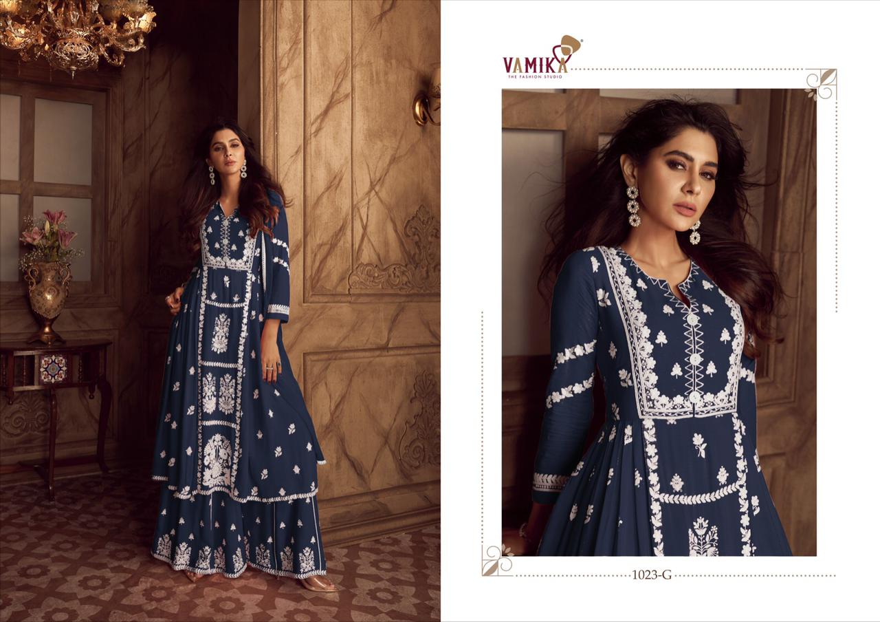 Lakhnavi Vol 4 By Vamika Readymade Wedding Salwar Suits Catalog